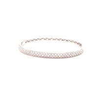 18k White Gold Bangle Bracelet with Diamonds 202//202